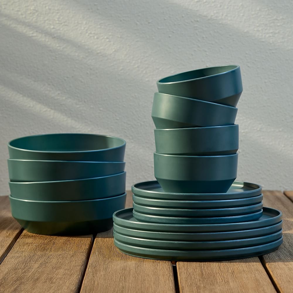 Colorful Dinnerware: West Elm Modern Melamine Dinnerware