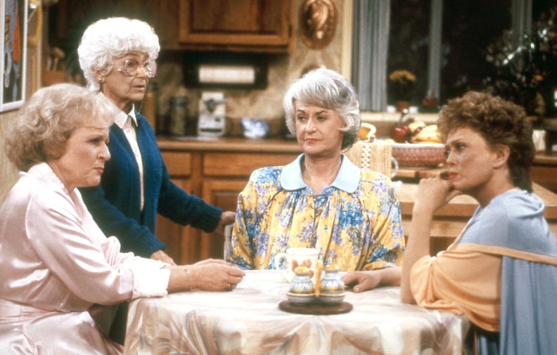 THE GOLDEN GIRLS, from left: Betty White, Estelle Getty, Bea Arthur, Rue McClanahan, 1985-1992. Touchstone Television/courtesy Everett Collection