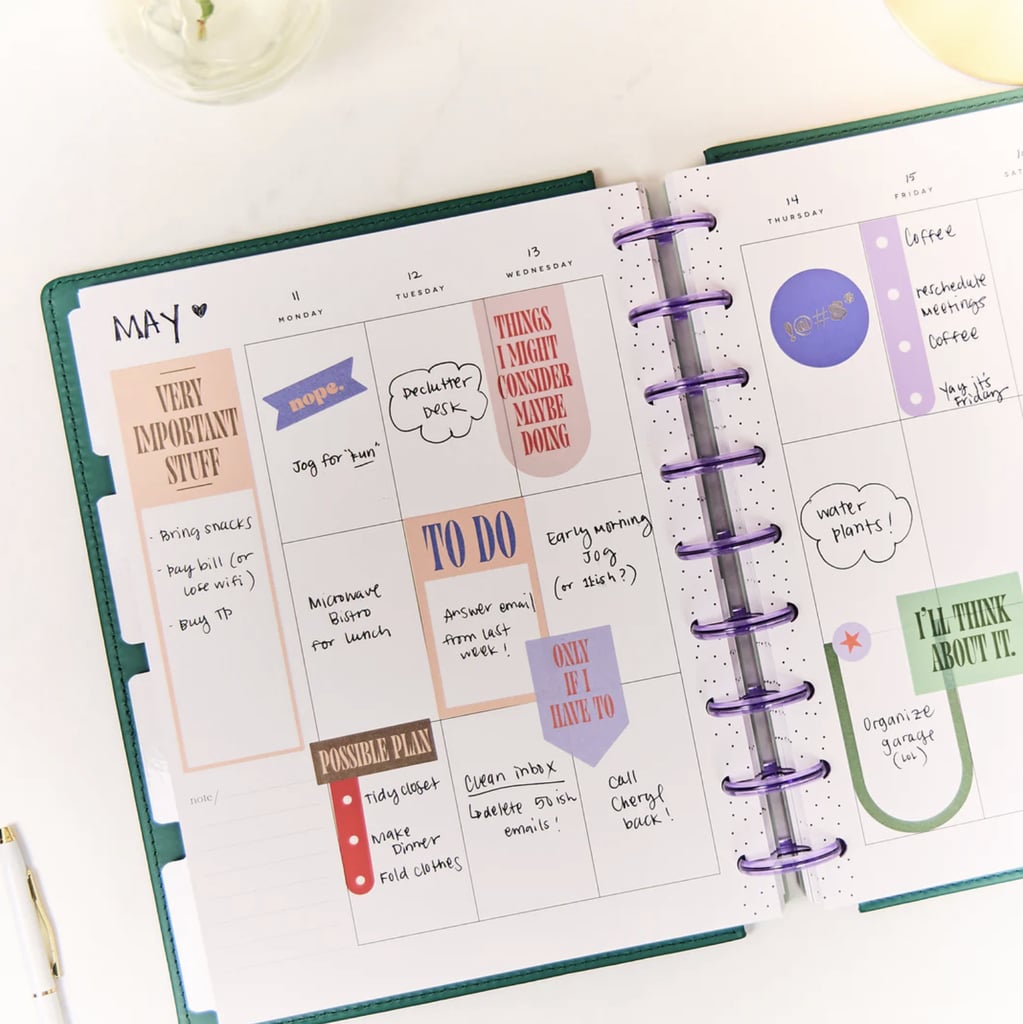 The Happy Planner Undated Specialty Current Mood Customizable Planner ($24, originally $35)
If a planner is at the top of your holiday wishlist, Cyber Monday is the perfect time to indulge. The Happy Planner's bestselling Current Mood planner keeps organization fun and free with playful phrases and an undated format so you can go beyond deadlines.