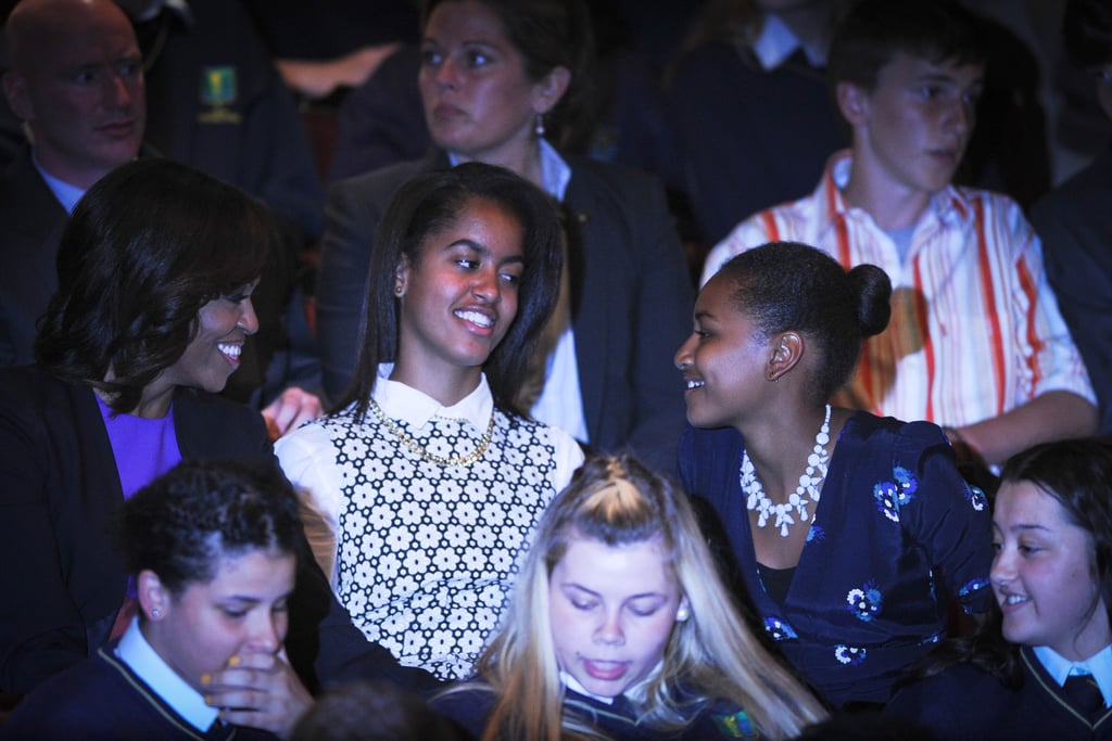 In June 2013, the Obama girls caught a Riverdance performance in Dublin.