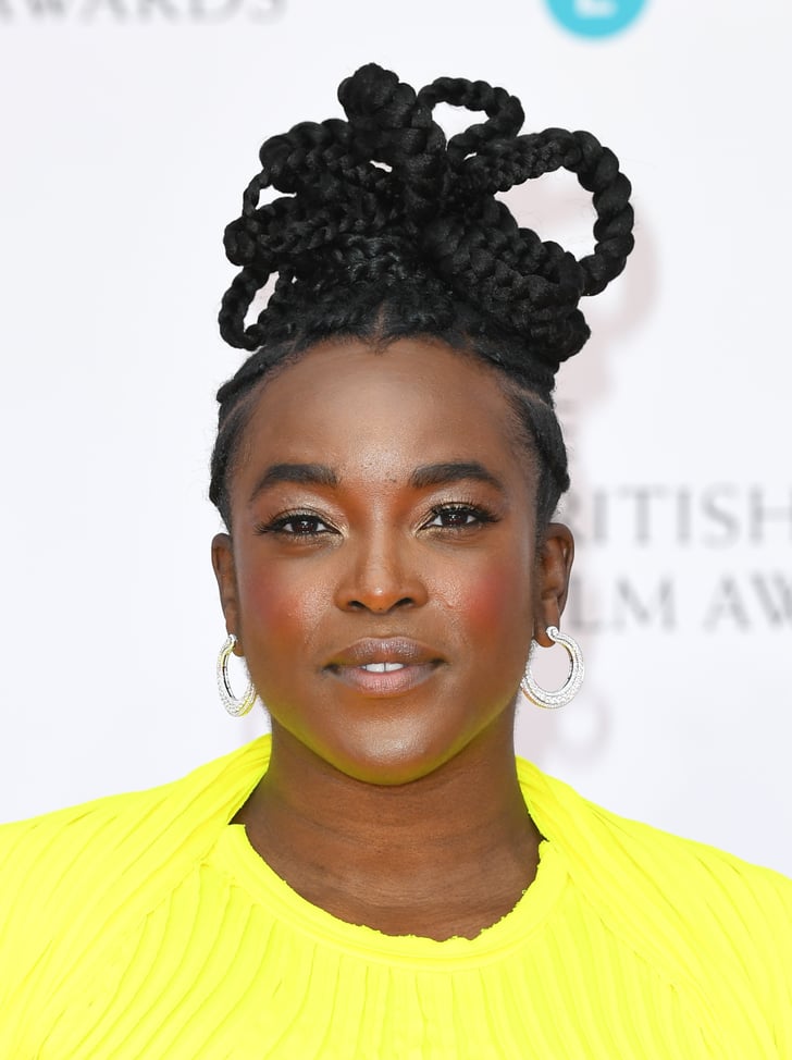 Wunmi Mosaku's Intricate Updo at the 2022 BAFTA Film Awards | BAFTA