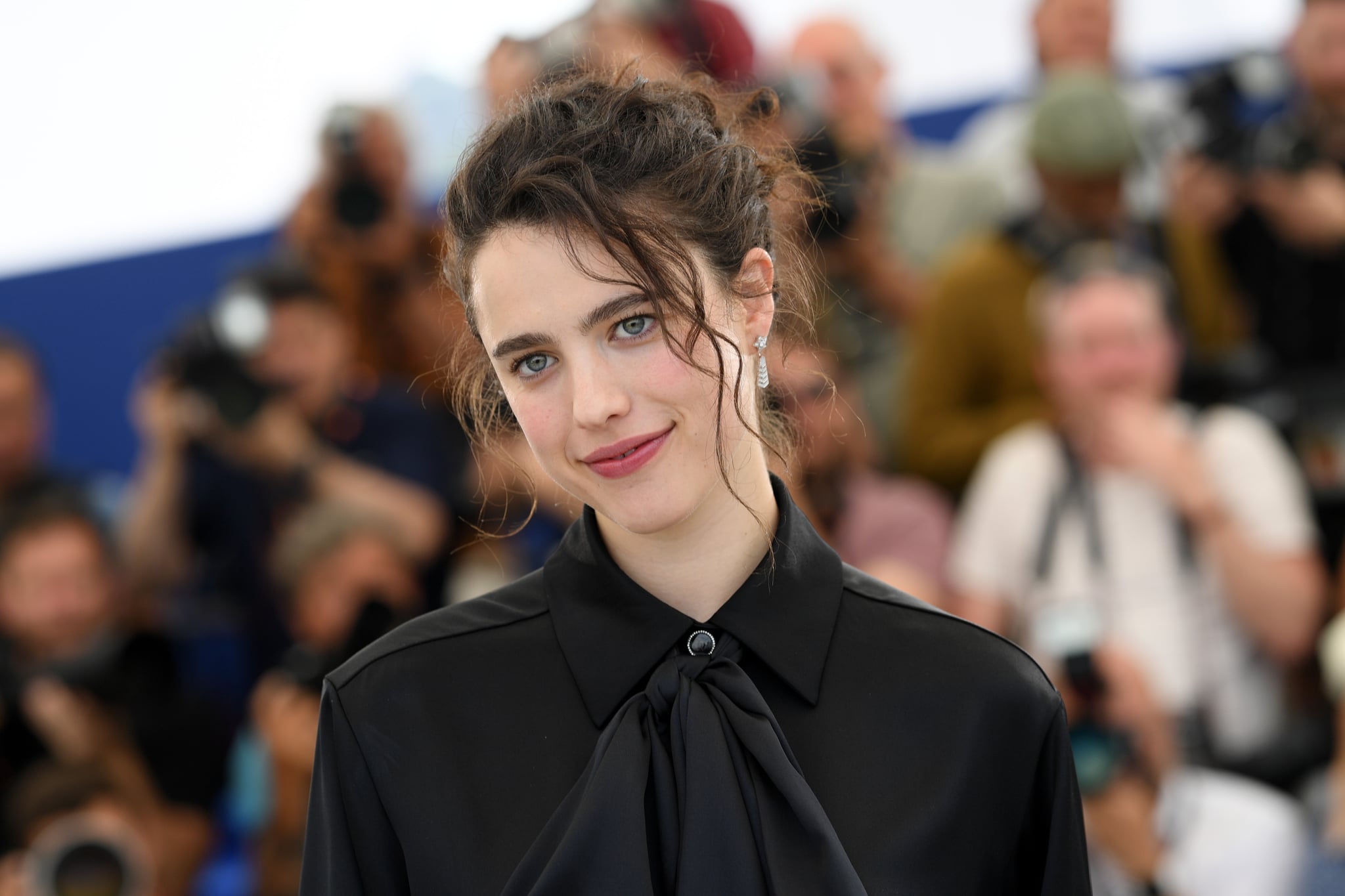 CANNES, FRANCE - MAY 26: Margaret Qualley attends the photocall for 