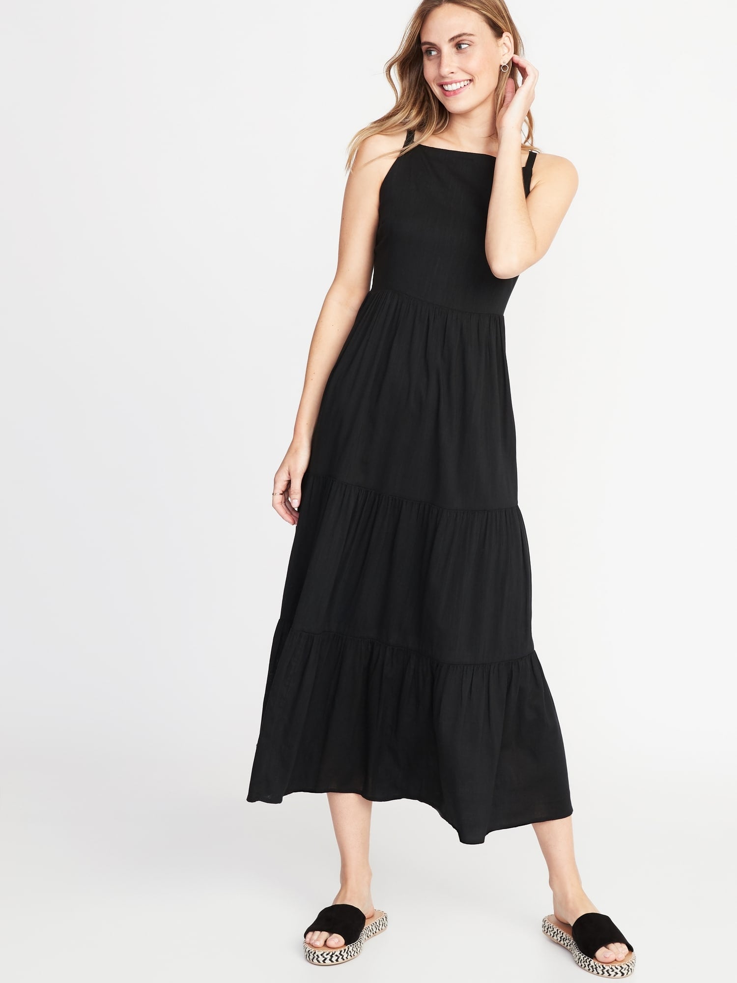 tiered maxi dress old navy