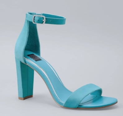 Suede Block Heels
