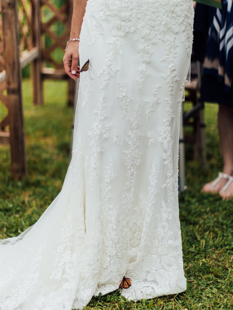 Butterfly Release at Wedding to Honor a Loved One