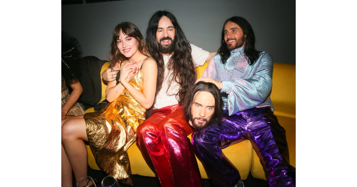 Dakota Johnson Alessandro Michele and Jared Leto 39 Photos