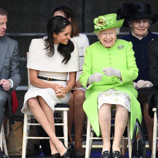 Queen Elizabeth II and Meghan Markle Cheshire Visit Pictures