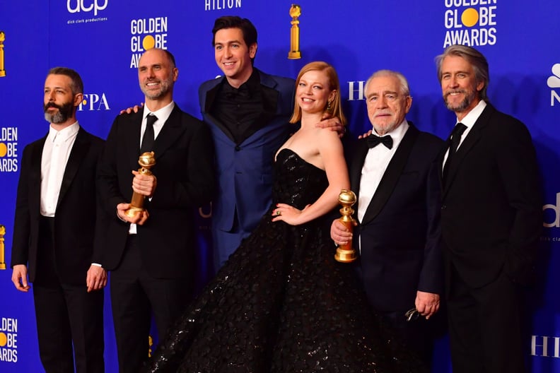 The Cast of Succession at the Golden Globes