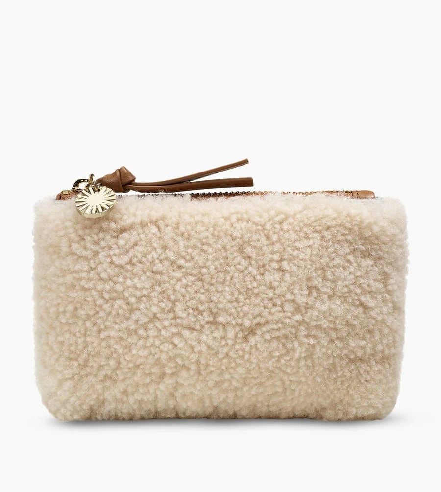 UGG Small Sheepskin Zip Pouch | Fleece Trend | POPSUGAR Fashion Photo 8