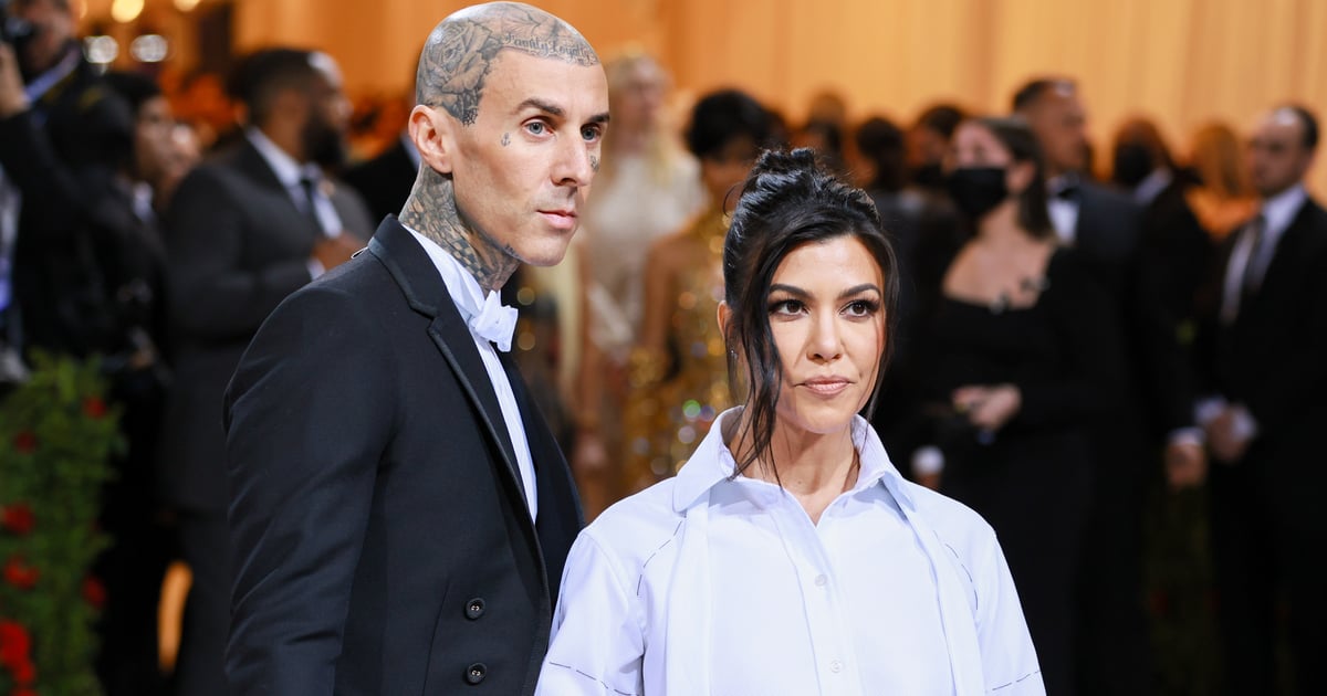 Kourtney Kardashian’s Wedding Veil Was a Big Homage to Travis Barker’s Head Tattoo