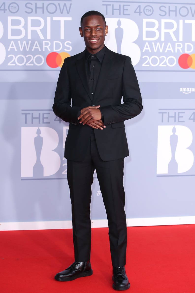 Micheal Ward on the 2020 BRIT Awards Red Carpet