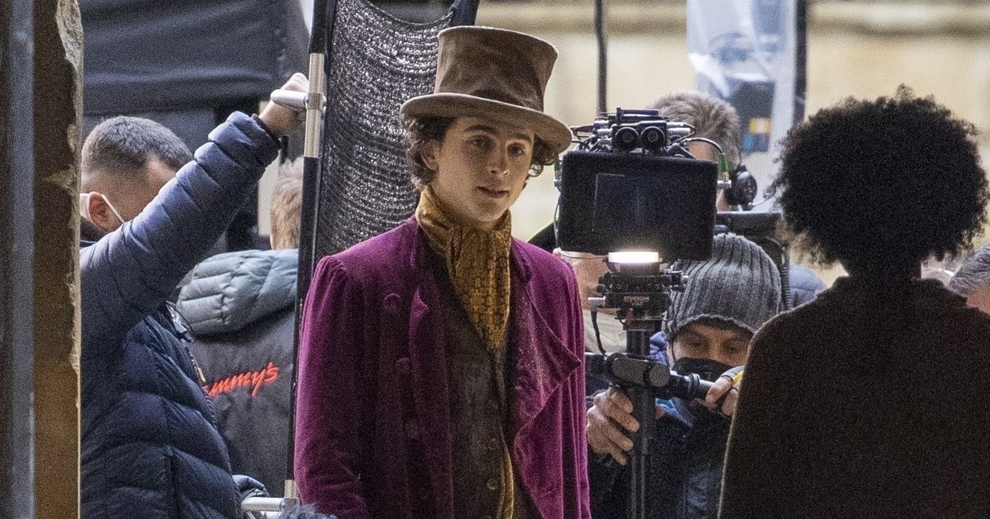 Timothée Chalamet : sa première photo dans la peau de Willy Wonka