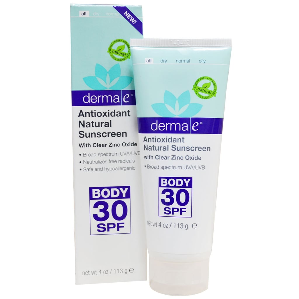 Antioxidant Natural Sunscreen SPF 30 Oil-Free Face Lotion ($20) 
EWG Rating: 1
This sunscreen won't clog your pores.