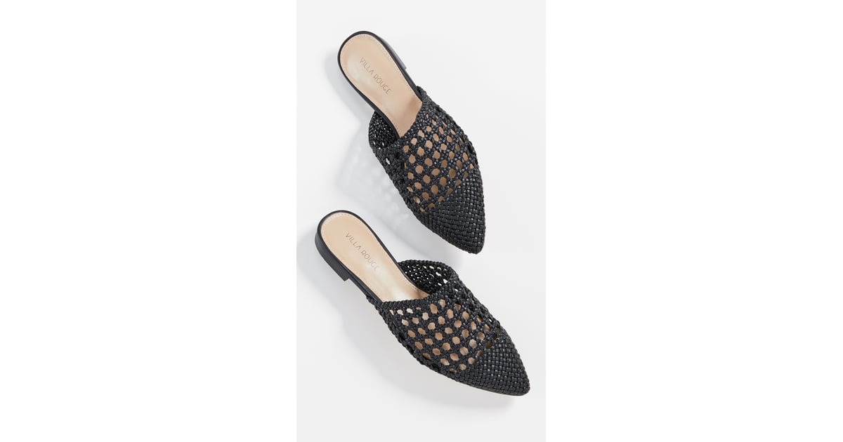 villa rouge stacey woven mules