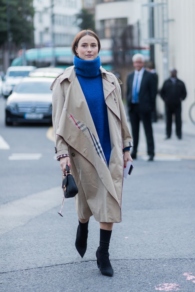 Throw Over a Chunky Bold-Colored Knit