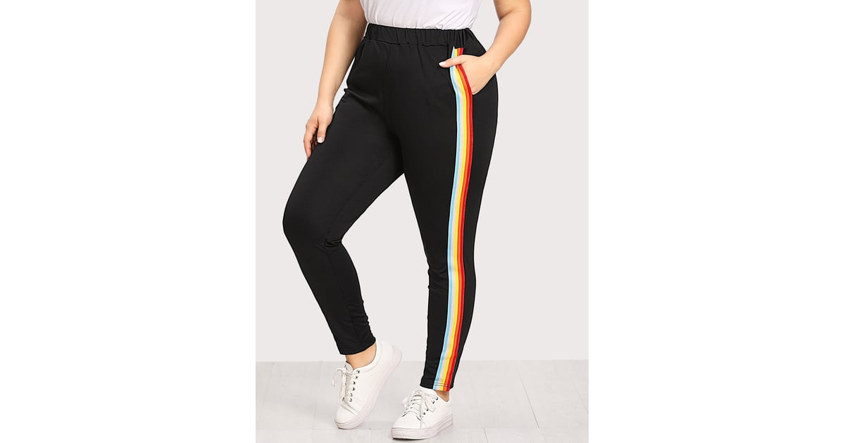 rainbow stripe trousers