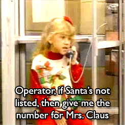Stephanie Tanner Calling Santa
