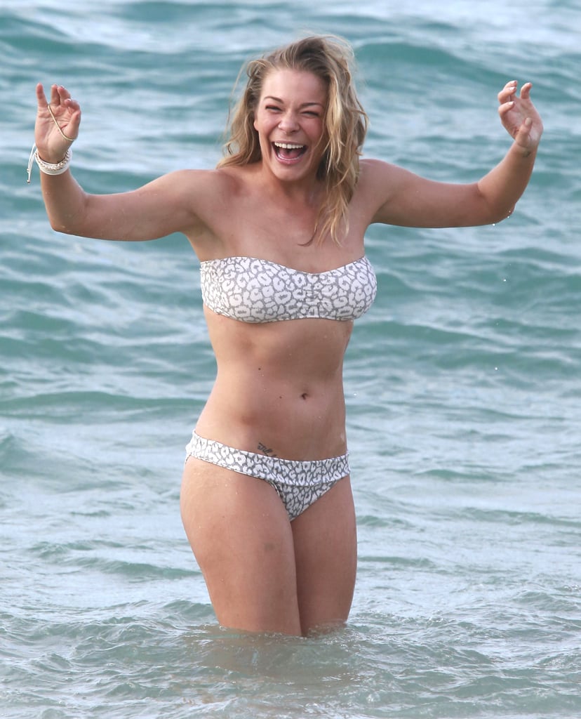 LeAnn Rimes in a Bikini With Eddie Cibrian in Hawaii