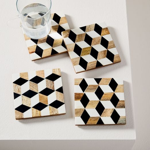 Wood and Resin Coasters