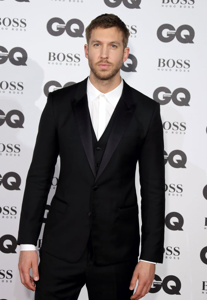 Calvin Harris and Ellie Goulding at GQ Awards September 2016