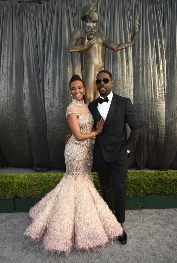 Sterling K. Brown and Ryan Michelle Bathe at 2019 SAG Awards