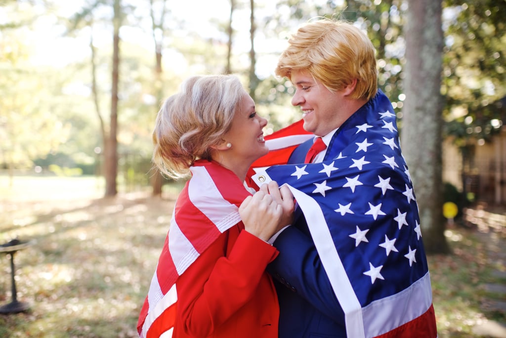 Donald Trump and Hillary Clinton Engagement Shoot