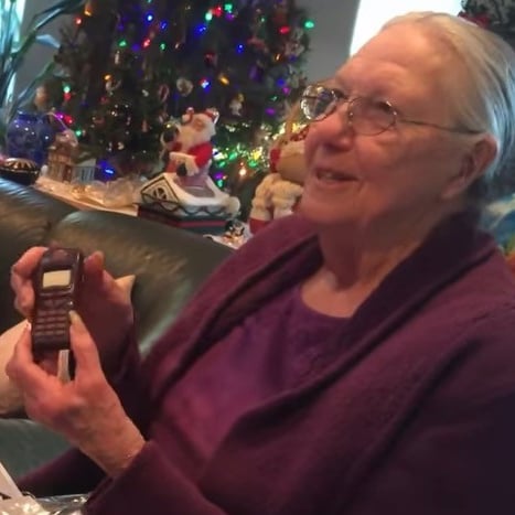 Grandma Gets Chocolate iPhone