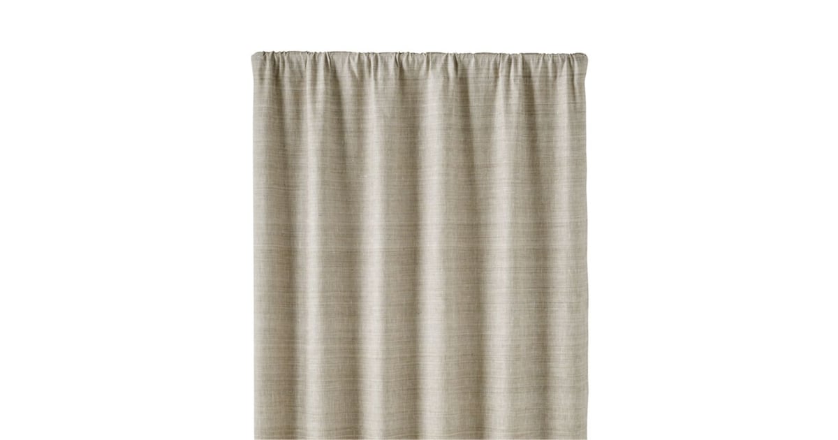 Madeline Silvana Grey Silk Curtain Panel Big Little LiesInspired