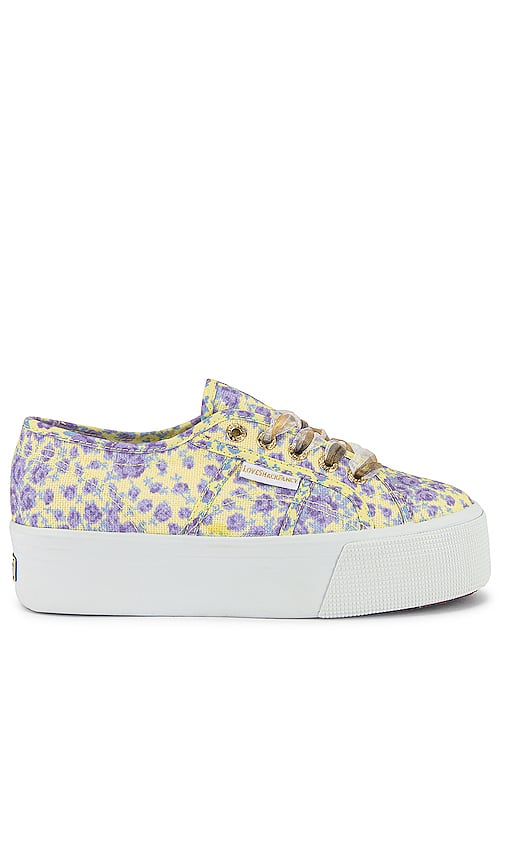 Superga x LoveShackFancy 2790 Sneaker in Purple Rain
