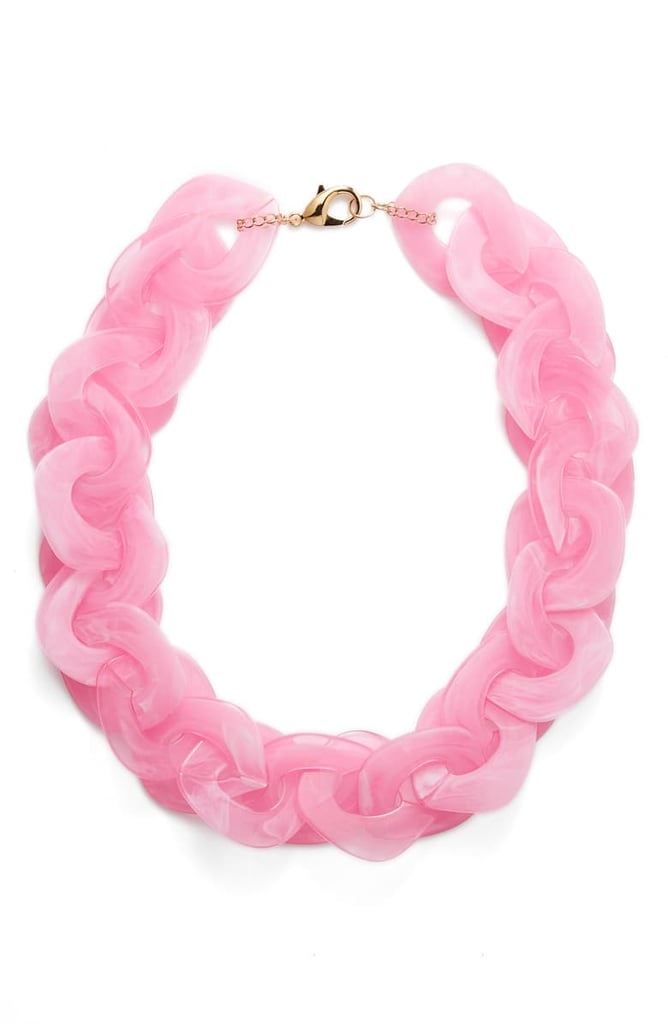 Knotty Disc Collar Necklace