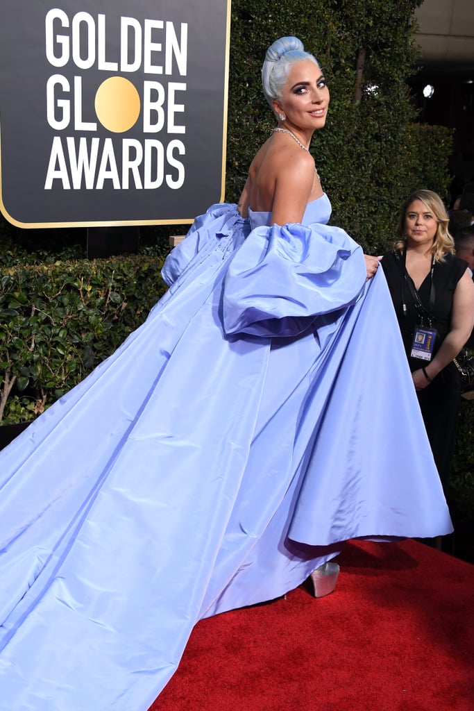 Lady Gaga Honoring Judy Garland At The 2019 Golden Globes Popsugar Fashion Photo 18 8863