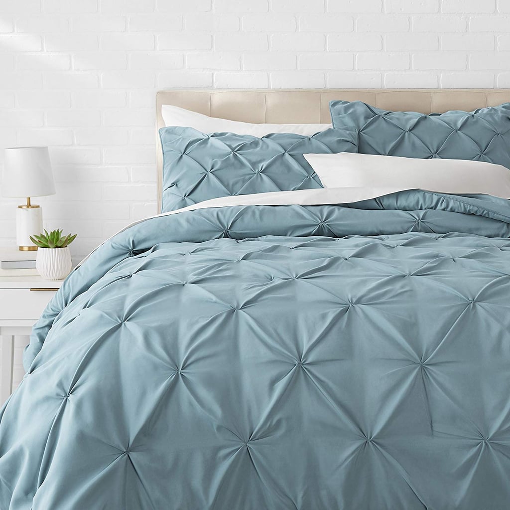 Amazon Basics Pinch Pleat Comforter Bedding Set