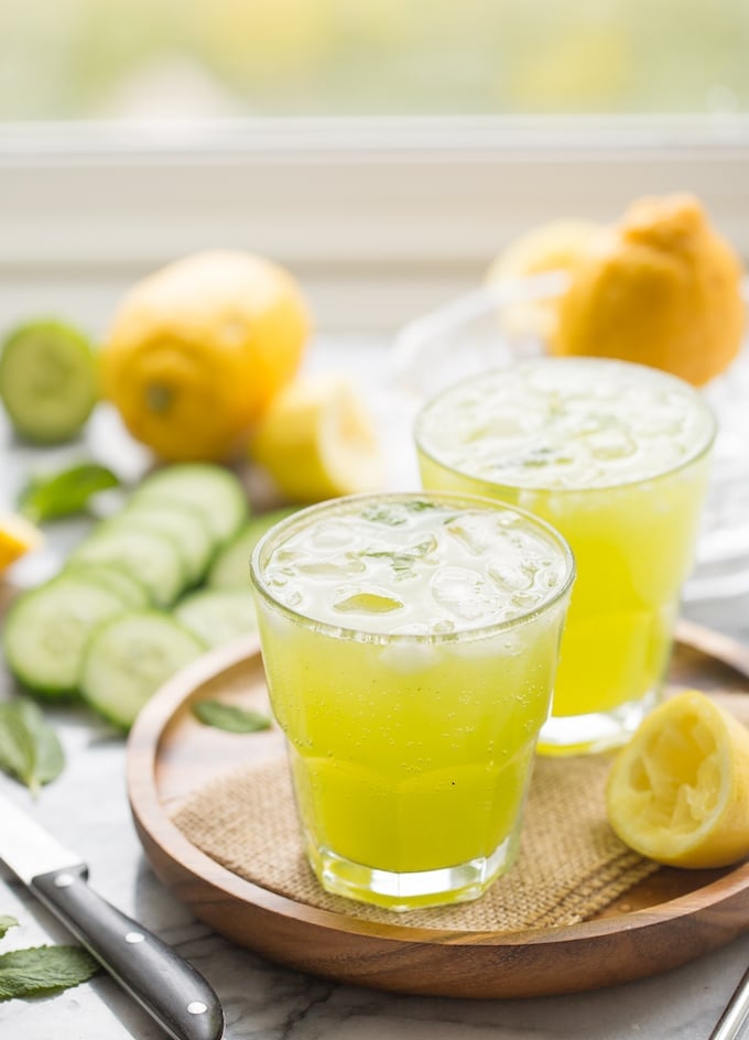 Mocktail Recipe: Mint Cucumber Lemonade