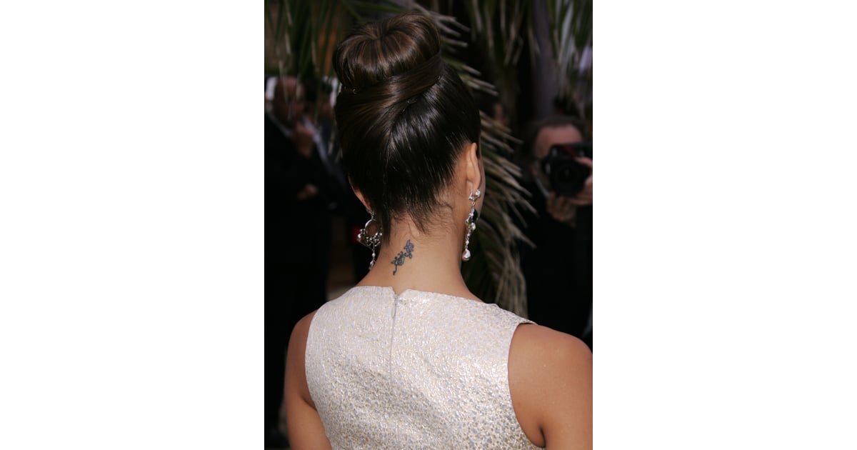 Jessica Alba Flower Tattoo Jessica Alba Tattoos POPSUGAR Beauty Photo 6