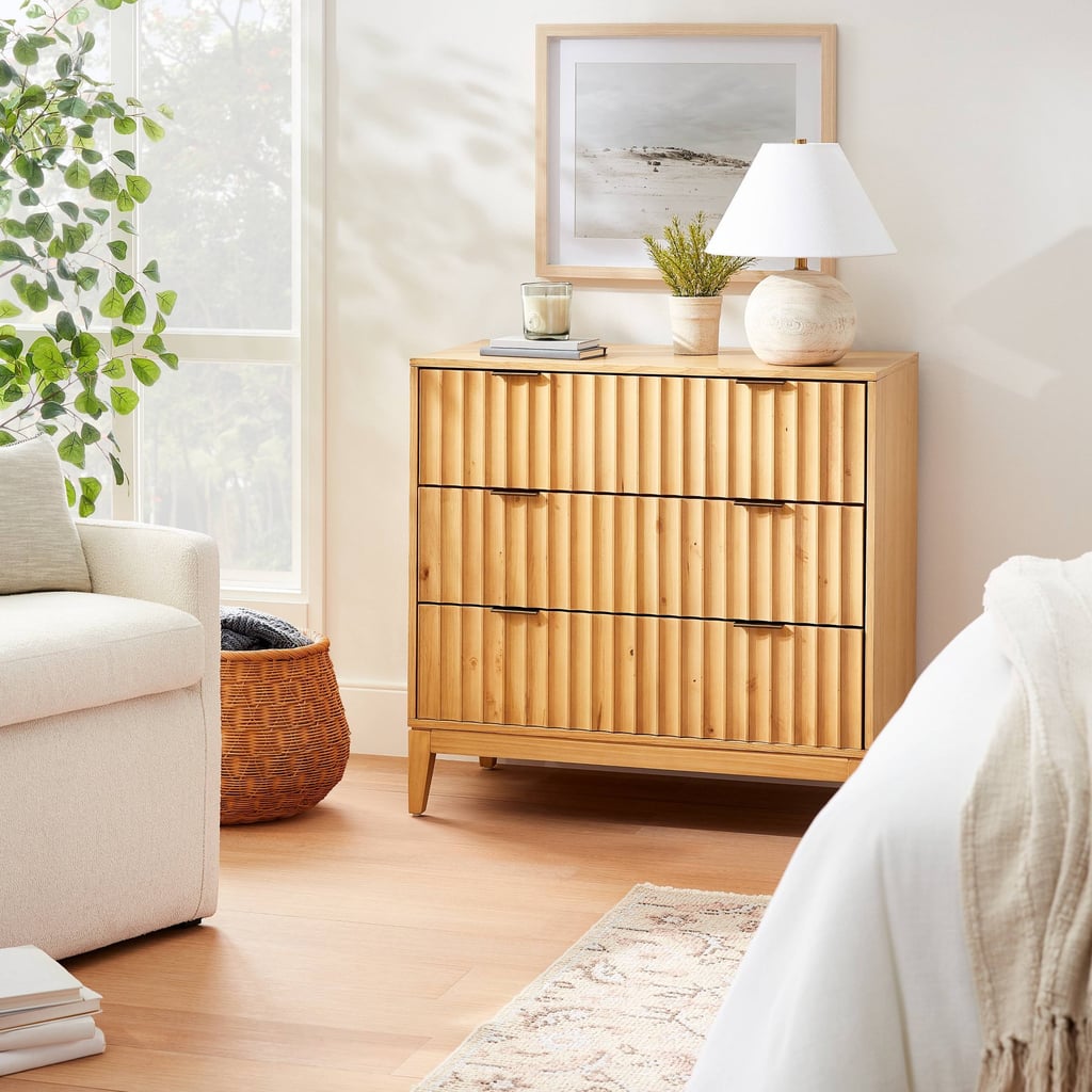 A Small-Space Dresser: Threshold designed with Studio McGee Thousand Oaks Wood Scalloped Drawer