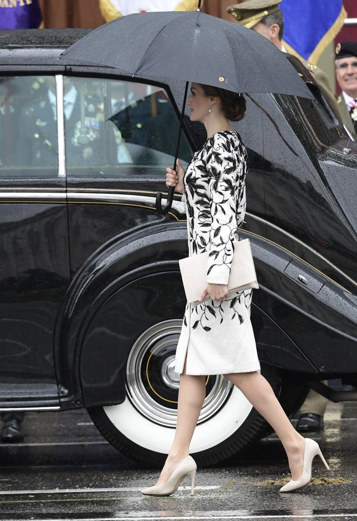 Queen Letizia's Floral Dress Oct. 2016