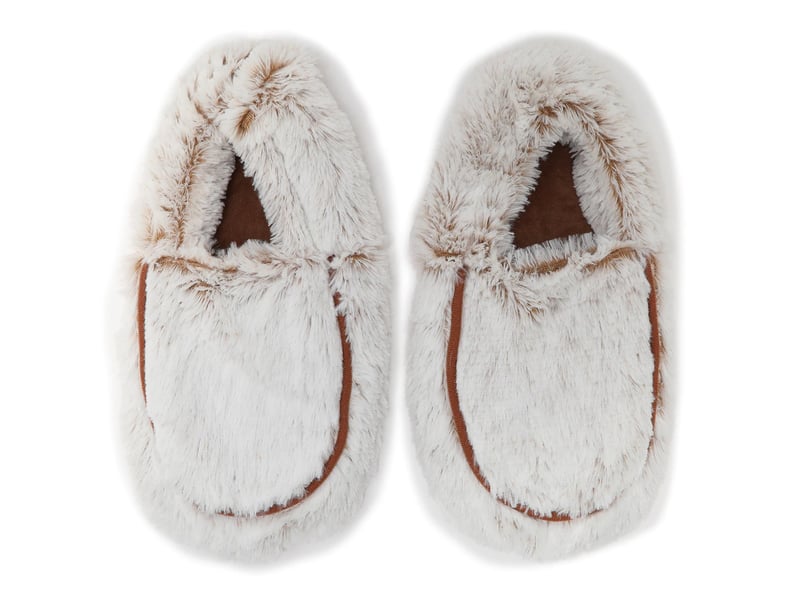 A Microwavable Option: Warmies Brown Marshmallow Warming Slippers
