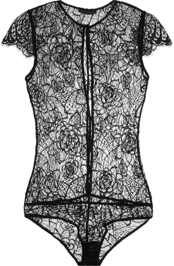 Kiki de Montparnasse Coquette Lace Bodysuit ($595)