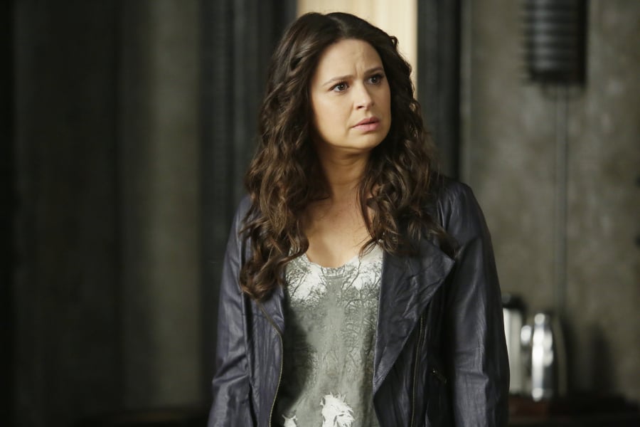 A leather jacket and tank or tee combo is totally Quinn's go-to look.
