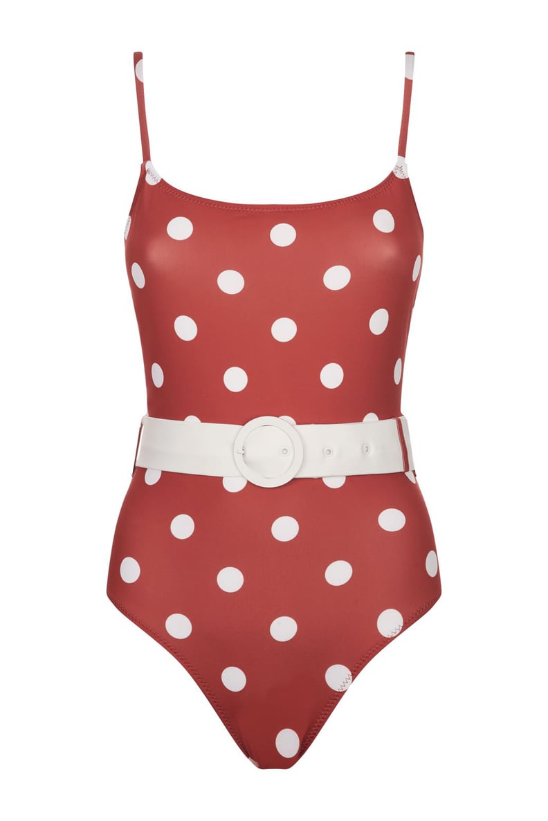 Solid & Striped Nina Belted Swimsuit