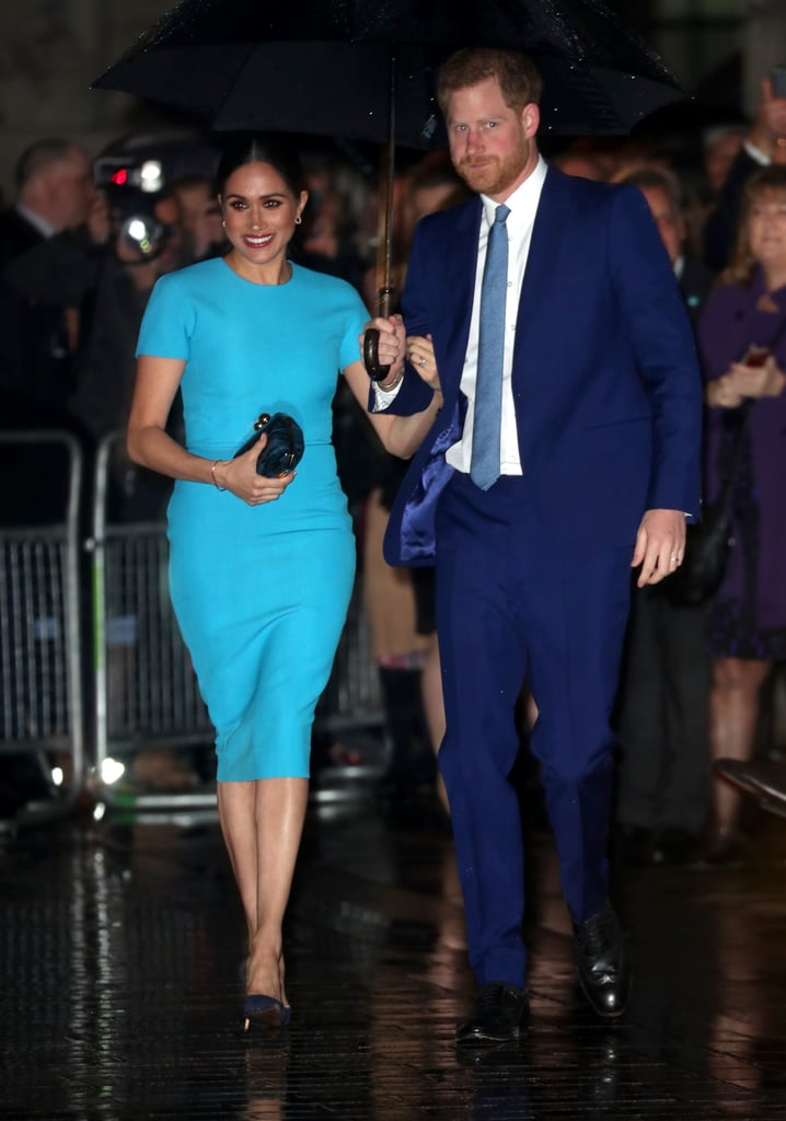 Prince Harry and Meghan Markle at the 2020 Endeavour Awards