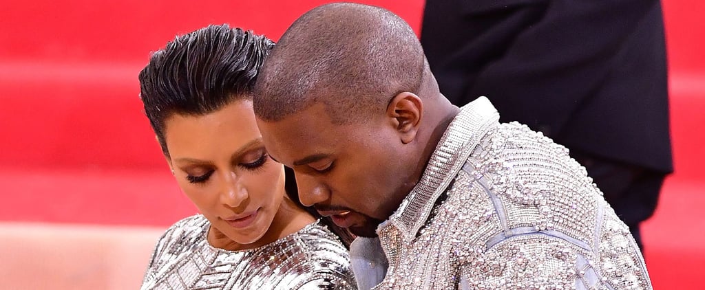 Kim Kardashian and Kanye West at the 2016 Met Gala
