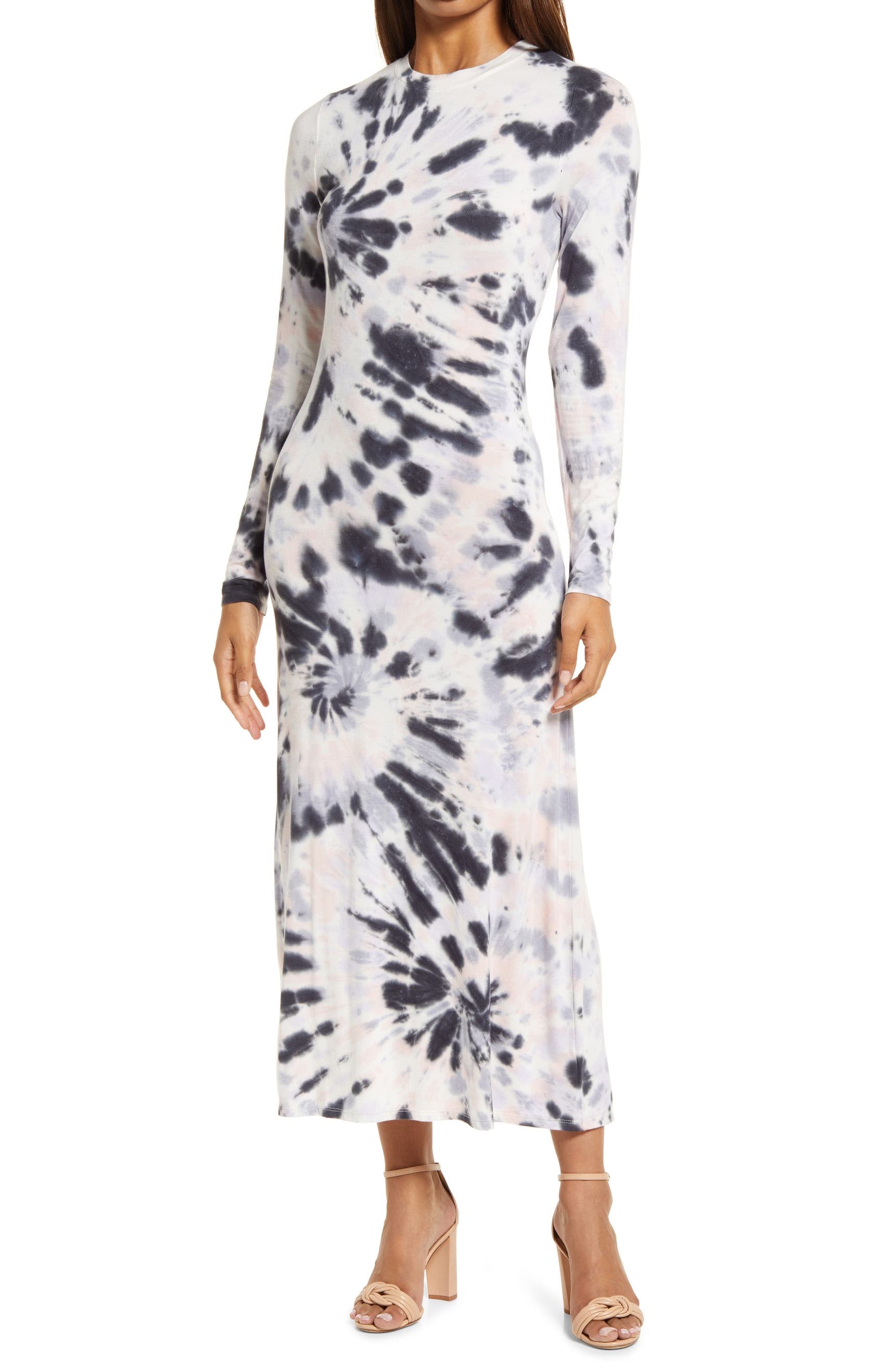 For an Eye catching Maxi Fourteenth Place Tie Dye Long Sleeve