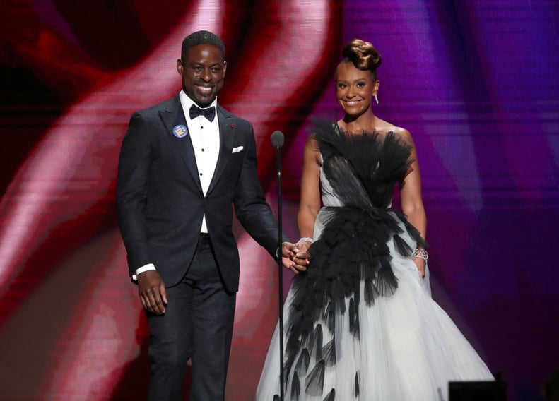 Sterling K. Brown and Ryan Michelle Bathe at the 2020 NAACP Image Awards