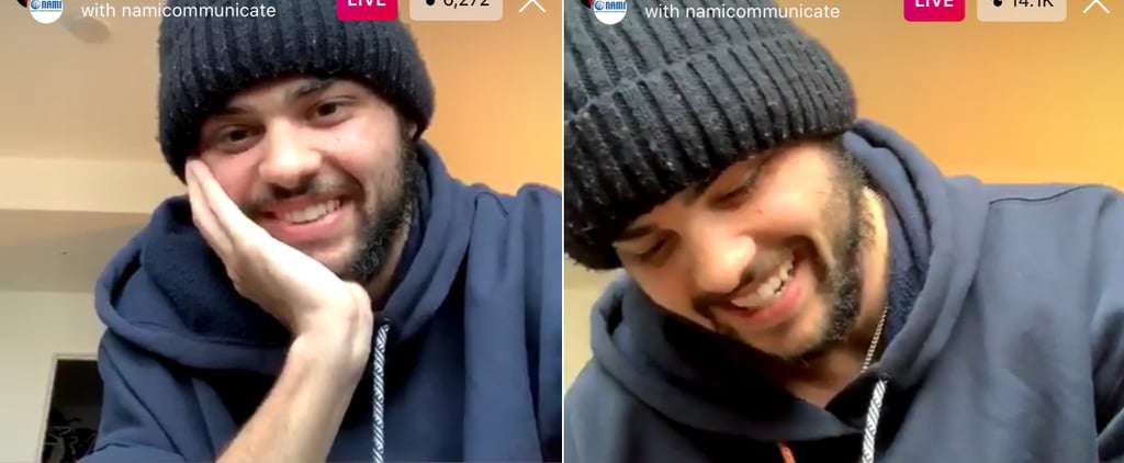 Noah Centineo Shared His Self-Care Routine on Instagram Live