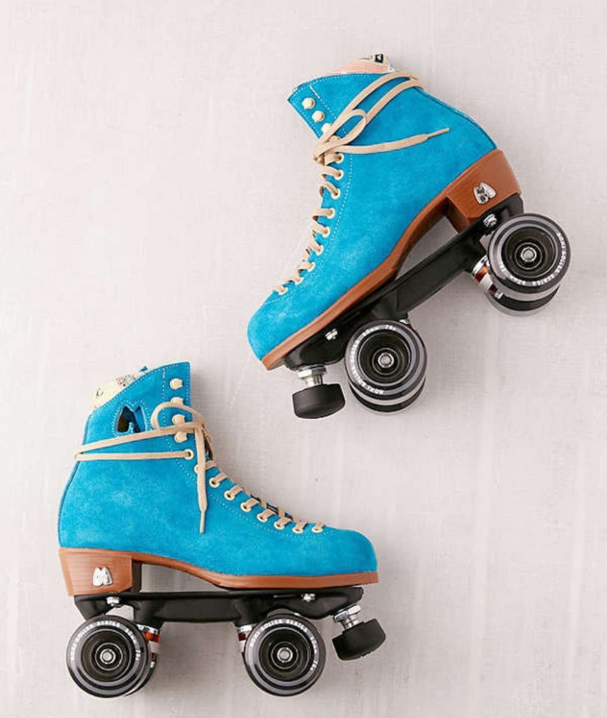 Moxi Suede Roller Skates POPSUGAR Fashion