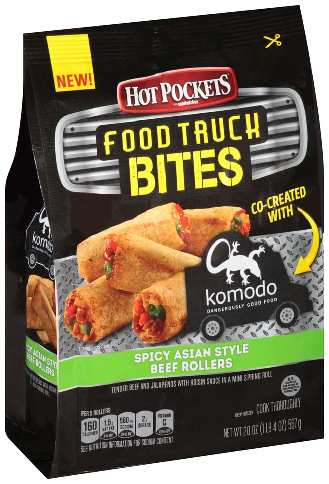 Spicy Asian-Style Beef Rollers, Cocreated With Komodo Truck