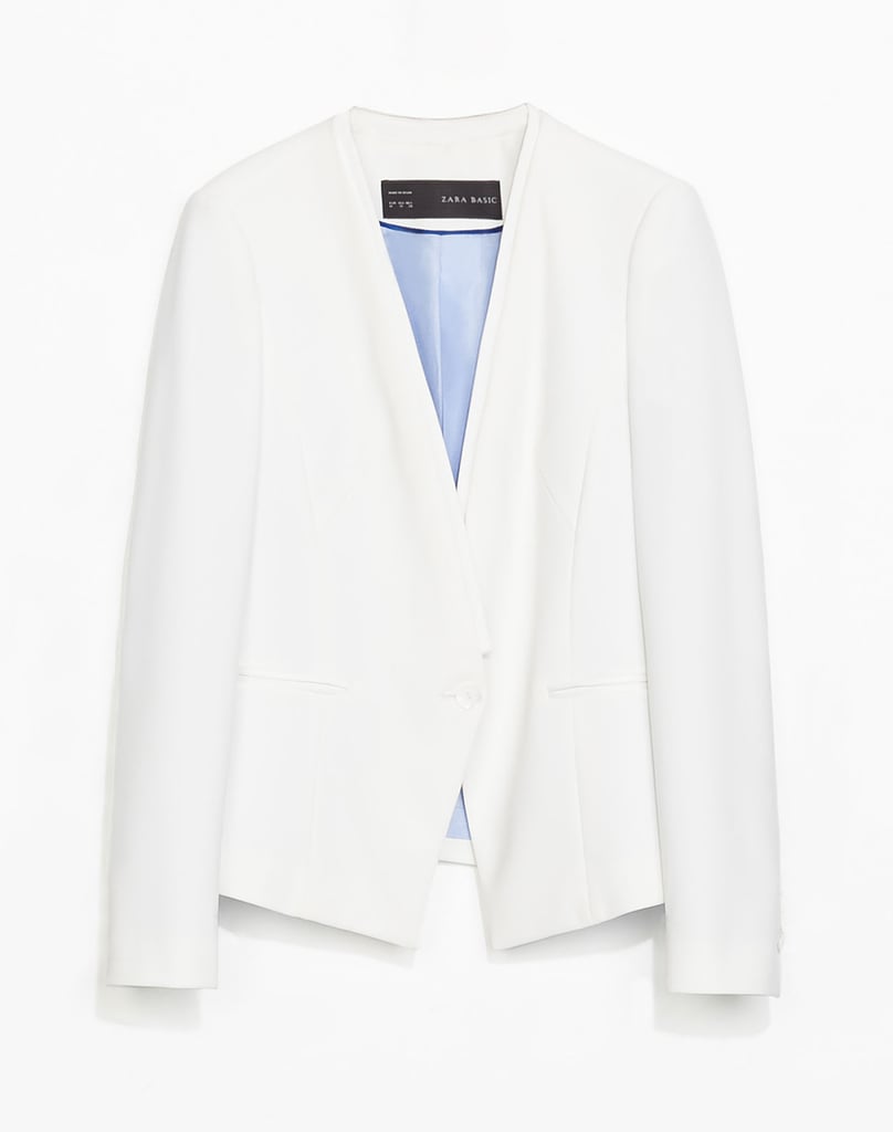Zara white blazer ($100)