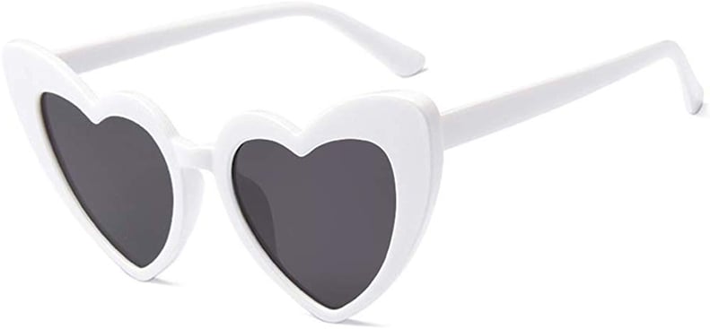 JUSLINK Heart-Shaped Sunglasses