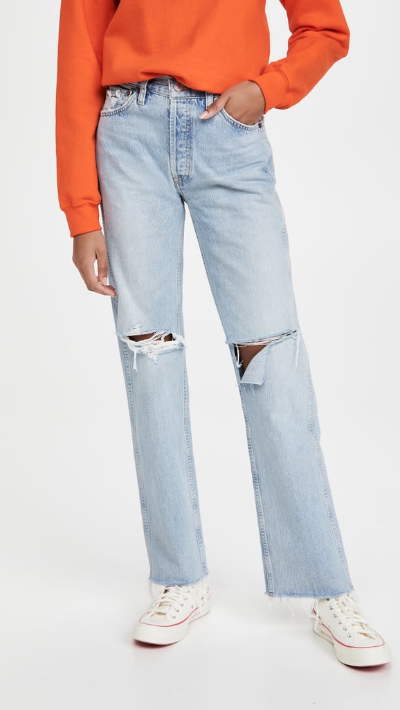Re/Done '90s High-Rise Rigid Loose Jeans